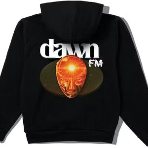 The Weeknd Dawn FM Head Hoodie Black