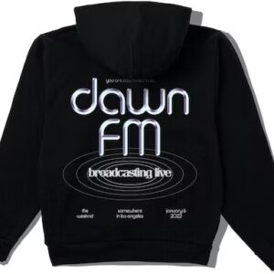 The Weeknd Dawn FM Live Broadcast Hoodie Black