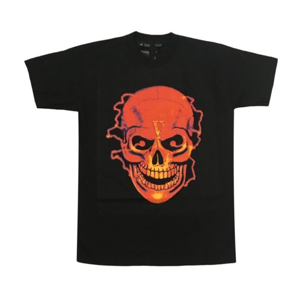 Vlone Flame Skull Tee for Adult