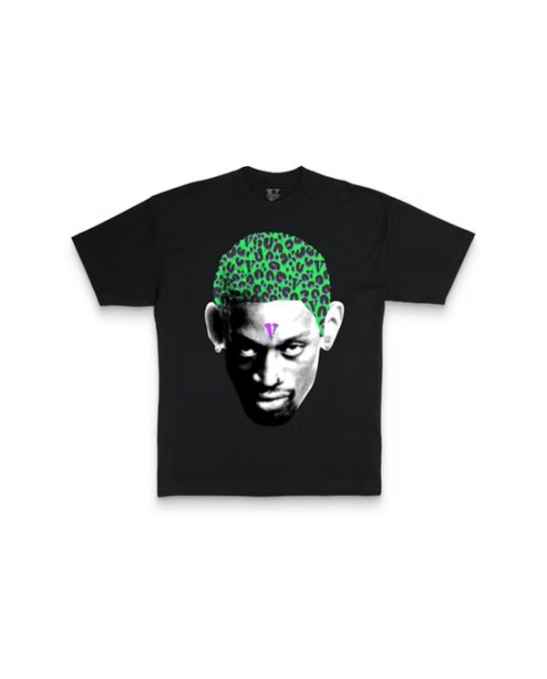 Vlone Rodman Cheetah T-shirt – Black